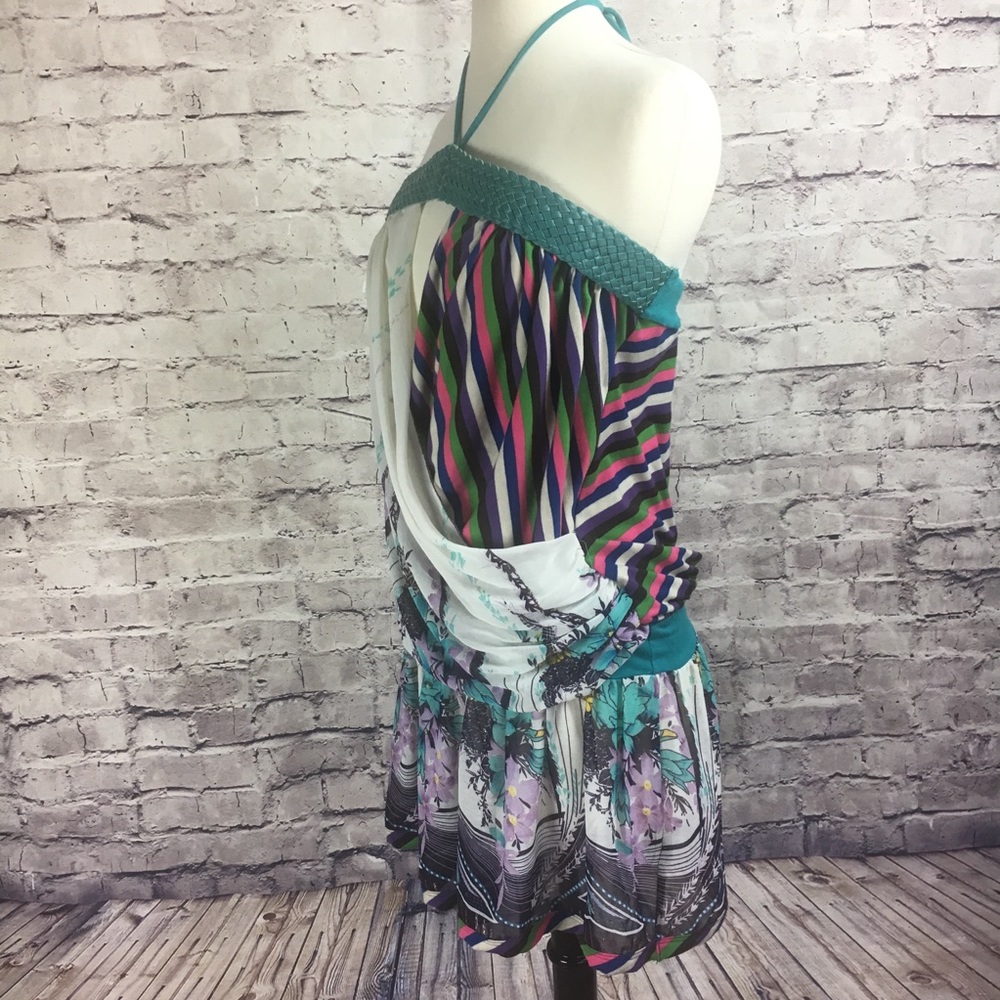 Colorful Sheer Dress Or Top